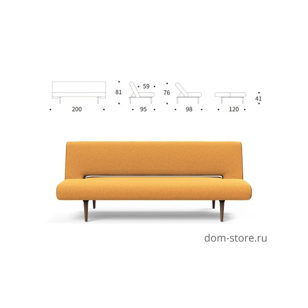 Диван-кровать Unfurl, ткань 536