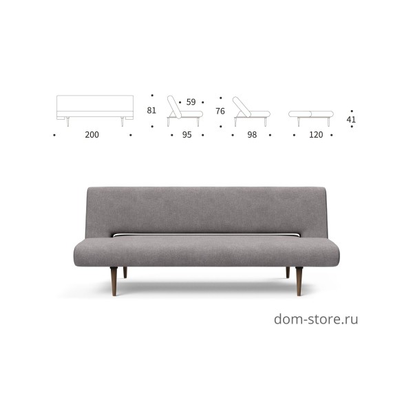 Диван-кровать Unfurl, ткань 217 Диван-кровать Unfurl, ткань 217
