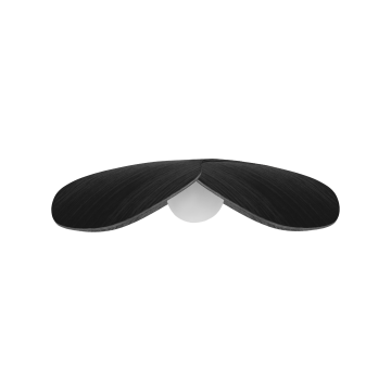 Плафон Forget Me Not Ø28х7 см, чёрный