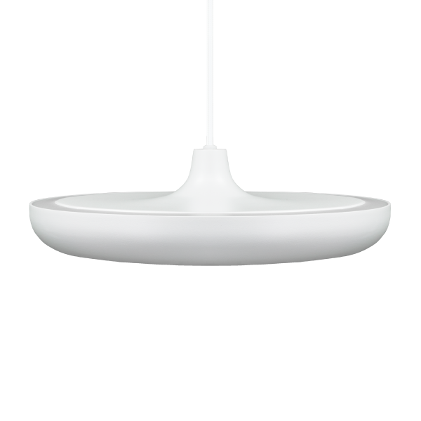 Подвесной светильник Cassini Ø40х11 см, белый