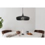 Плафон Clava Dine Ø43х24 см, чёрный дуб