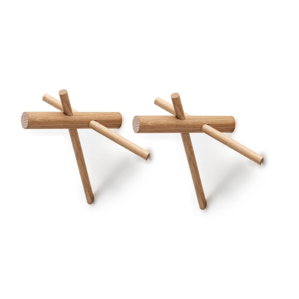 Палочки-крючки Normann Copenhagen Sticks, 2 шт, дуб