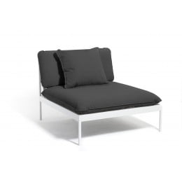 Кресло Skargaarden Bonan, темно-серый, светло-серый алюминий