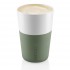 Набор чашек для латте 360 мл 2 шт. зеленый
