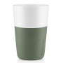 Набор чашек для латте 360 мл 2 шт. зеленый