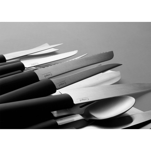 Набор ножей Cutipol 8 предметов в блоке для хранения чёрного цвета
