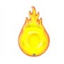 Тюбинг надувной Flaming Fireball