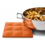 Силиконовая подставка под горячее Dish Mat оранжевая