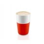 Набор чашек Latte 360 мл красный