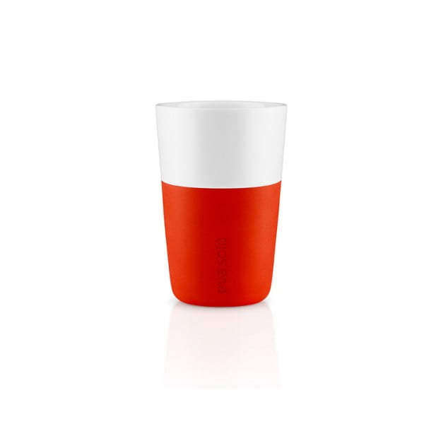 Набор чашек Latte 360 мл красный