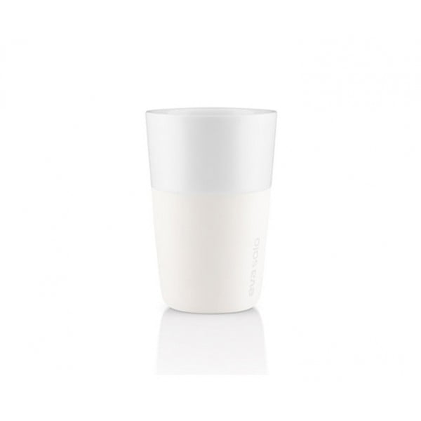 Набор чашек Latte 360 мл слоновая кость/белый