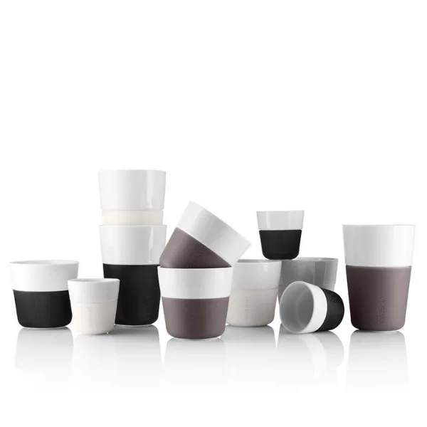 Кофейные чашки Lungo 2 шт 230 мл белые