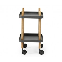 Стол сервировочный на колесиках Normann Copenhagen Block темно-серый