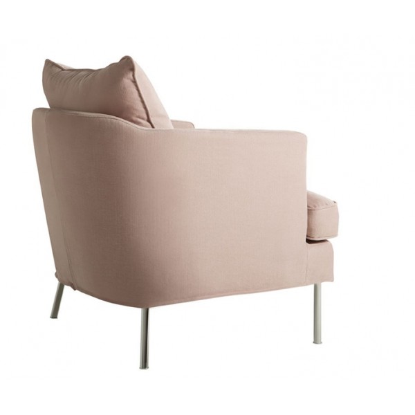 Кресло Sits Julia пудрово-розовое