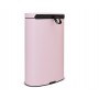 Мусорный бак с педалью FlatBack+ 40 л минерально-розовый