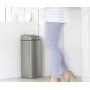 Мусорный бак Touch Bin прямоугольный 25 л стальной матовый (FPP)