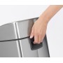 Мусорный бак Touch Bin прямоугольный 25 л стальной матовый (FPP)