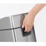 Мусорный бак Touch Bin прямоугольный 25 л стальной матовый (FPP)