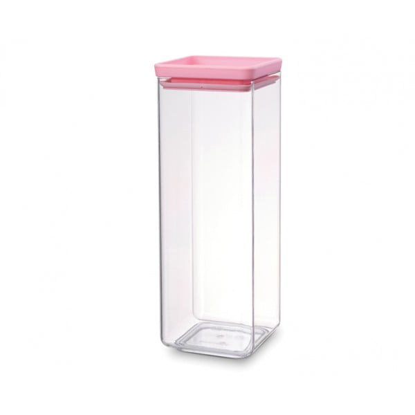 Прямоугольный контейнер 2,5 л розовый