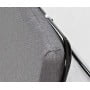 Диван Neat 120 со столиком черными металлическими ножками и рамой графит