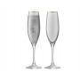 Набор из 2 бокалов флейт для шампанского LSA Sorbet 225 мл серый