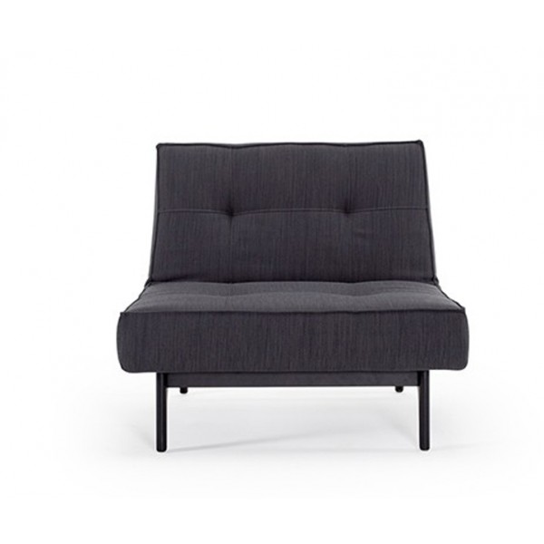 Кресло Splitback Eik черный 115х90 см