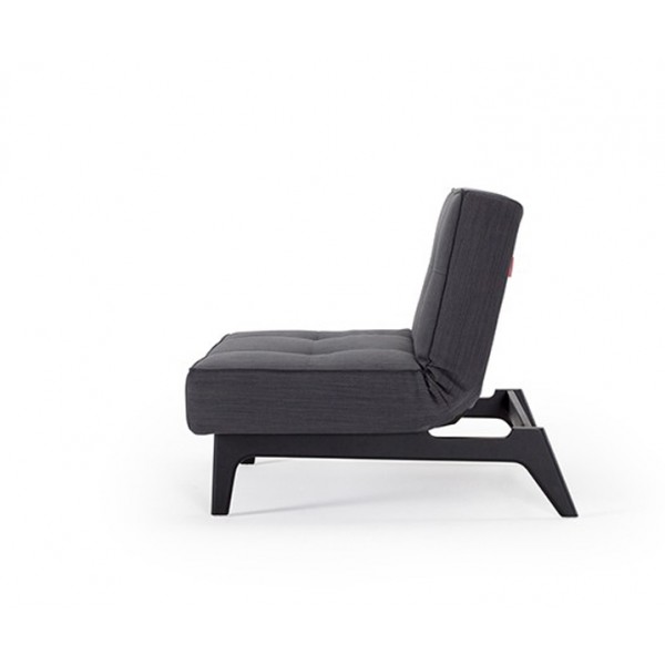 Кресло Splitback Eik черный 115х90 см