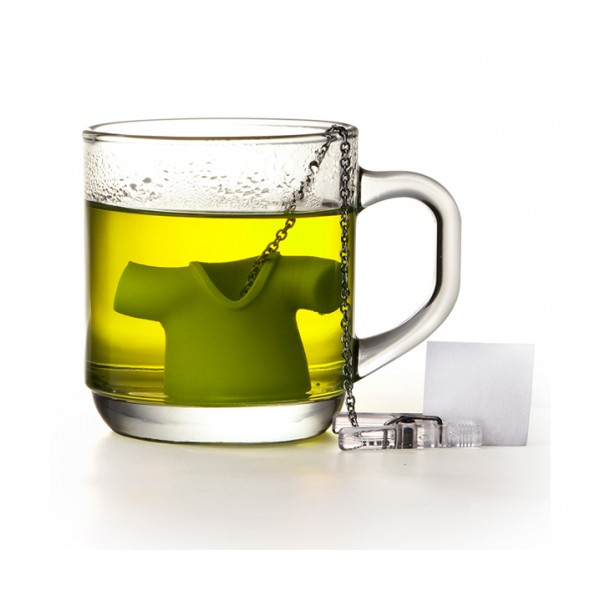 Заварочная ёмкость для чая Tea Shirt зеленая