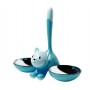 Миска для кошки Tigrito двойная голубая