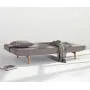 Диван Puzzle Wood с ножками из дуба серый