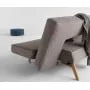 Диван Puzzle Wood с ножками из дуба серый