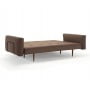 Диван Innovation Living Recast Plus с подлокотниками Cushions, коричневый