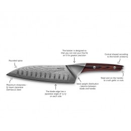 Нож Nordic Kitchen Santoku 18 см
