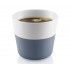 Кофейные чашки Lungo 2 шт 230 мл синяя сталь