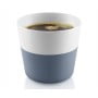 Кофейные чашки Lungo 2 шт 230 мл синяя сталь