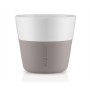 Кофейные чашки Lungo 2 шт 230 мл пурпурно-серые