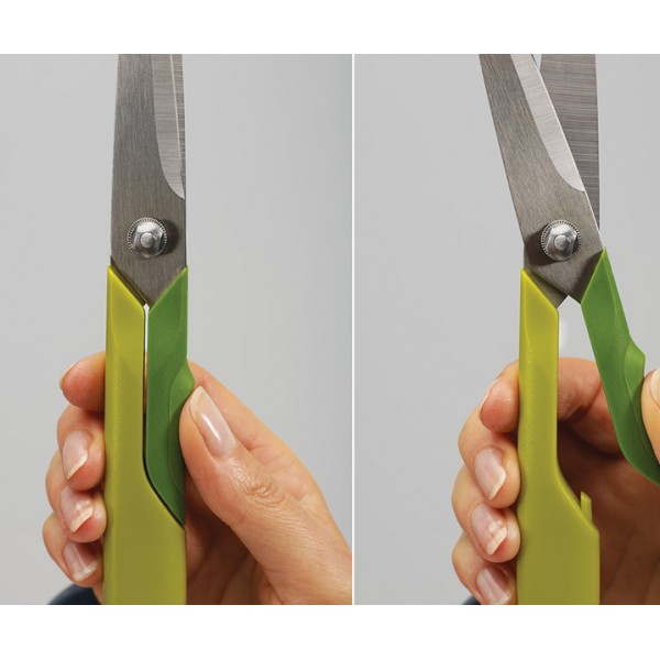 Безопасные ножницы с двойным лезвием Twin Cut™ зеленые