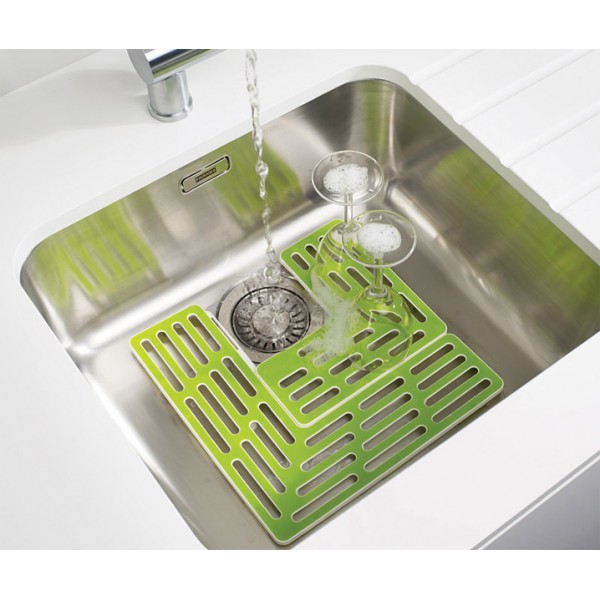 Подложка для раковины универсальная SinkSaver™ зеленая/белая
