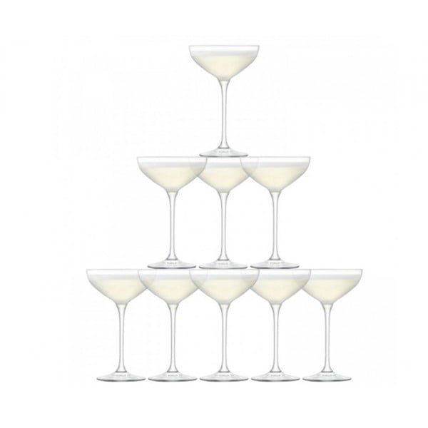 Набор из 10 бокалов-креманок для шампанского Tower