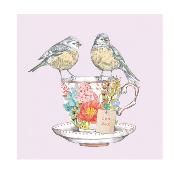 Салфетки Tea for Two Birds бумажные 20 шт
