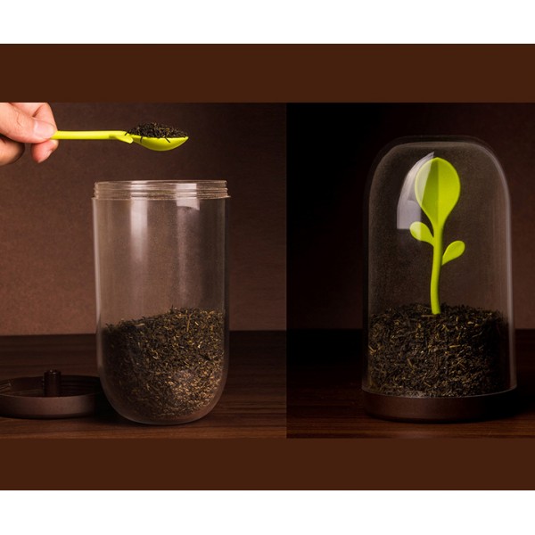 Контейнер для сыпучих продуктов Qualy Sprout Jar