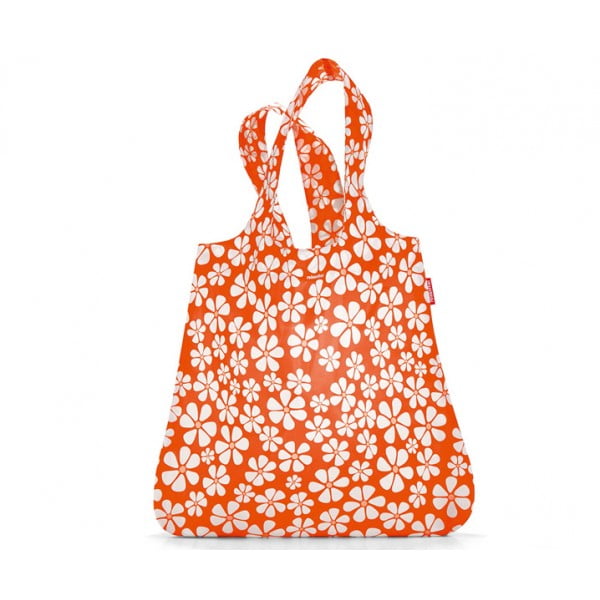 Сумка для покупок складная Mini Maxi Shopper Flowers Orange