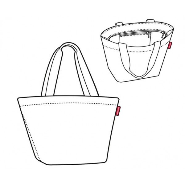 Сумка Shopper M Flesh Aubergine