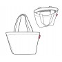 Сумка Shopper M Flesh Aubergine