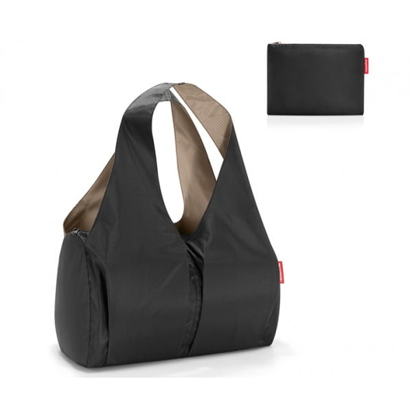 Складная женская сумка Mini Maxi Happybag Black