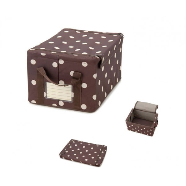 Коробка для хранения Storagebox S Mocha Dots