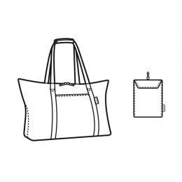 Сумка складная универсальная Mini Maxi Travelbag Fifties Black