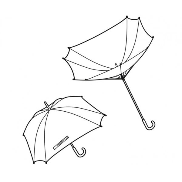 Зонт-трость Umbrella Fifties Black