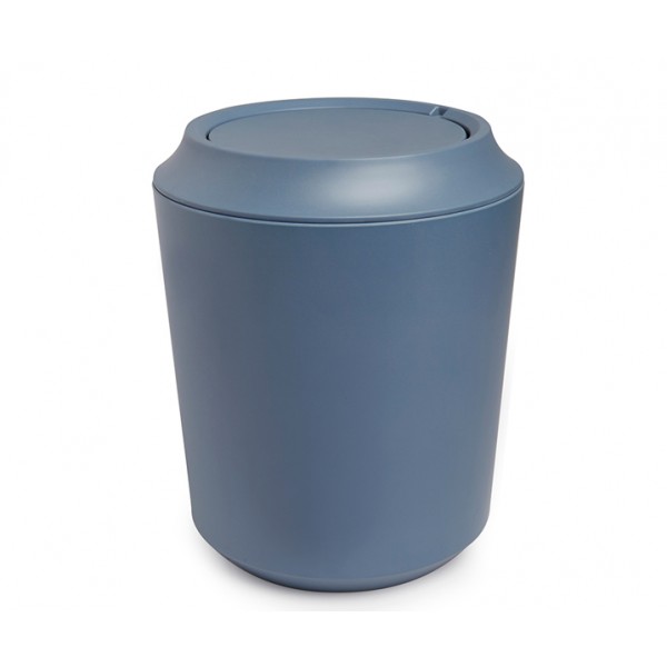 Корзина для мусора FIBOO дымчато-синий