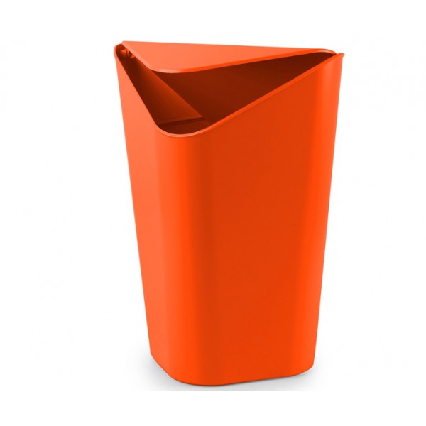 Корзина для мусора угловая Corner оранжевая